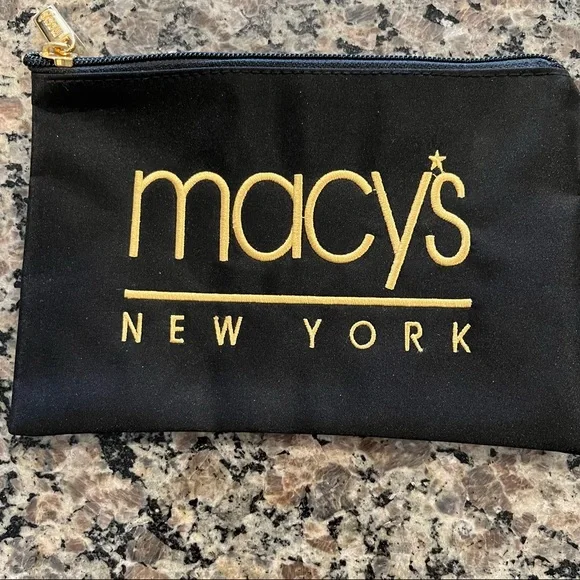 Macy's Accessories Macys New York Black Cosmetic Bag Poshmark